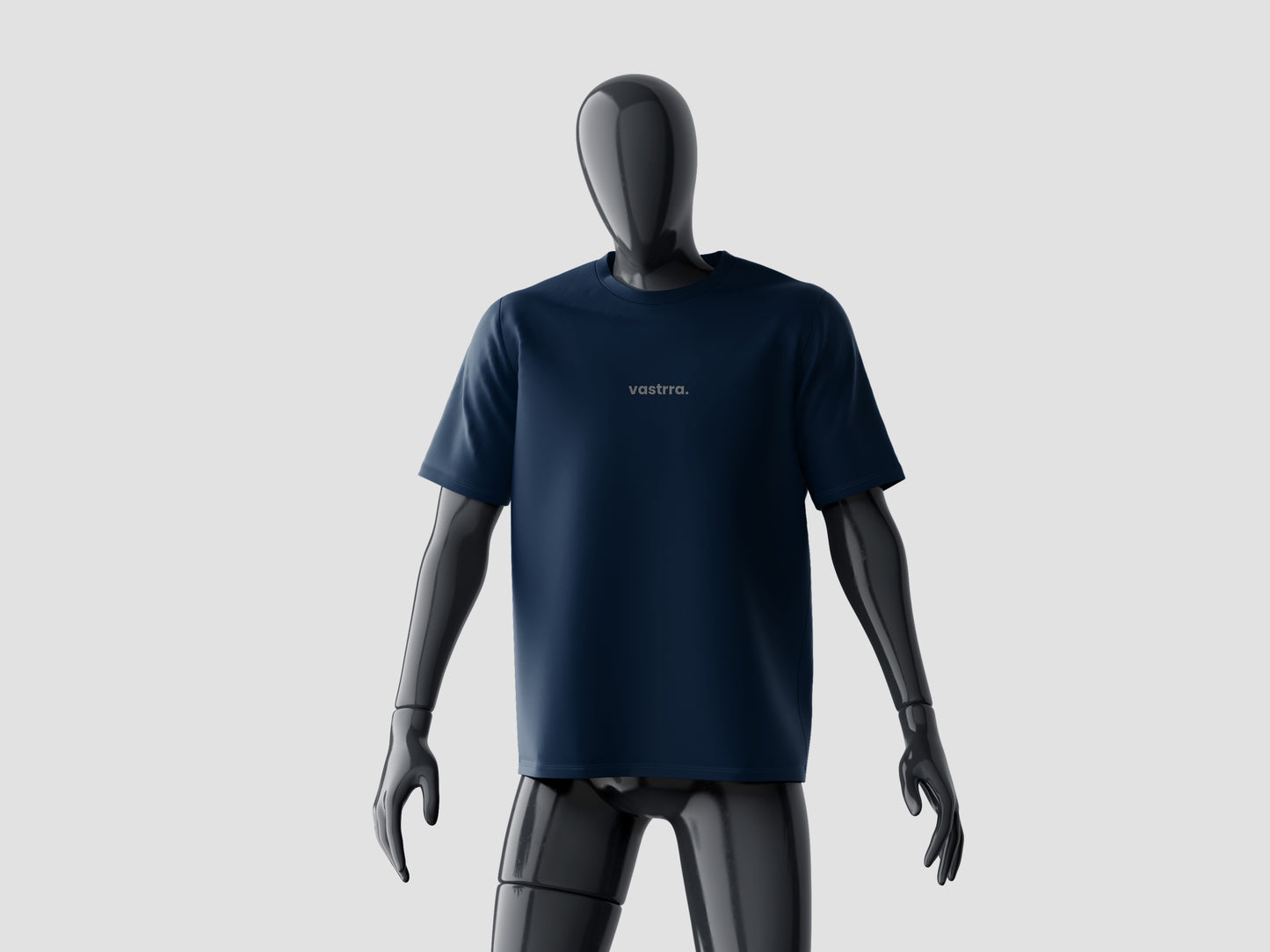 Heavy Oversized T-shirt — Air Force Blue