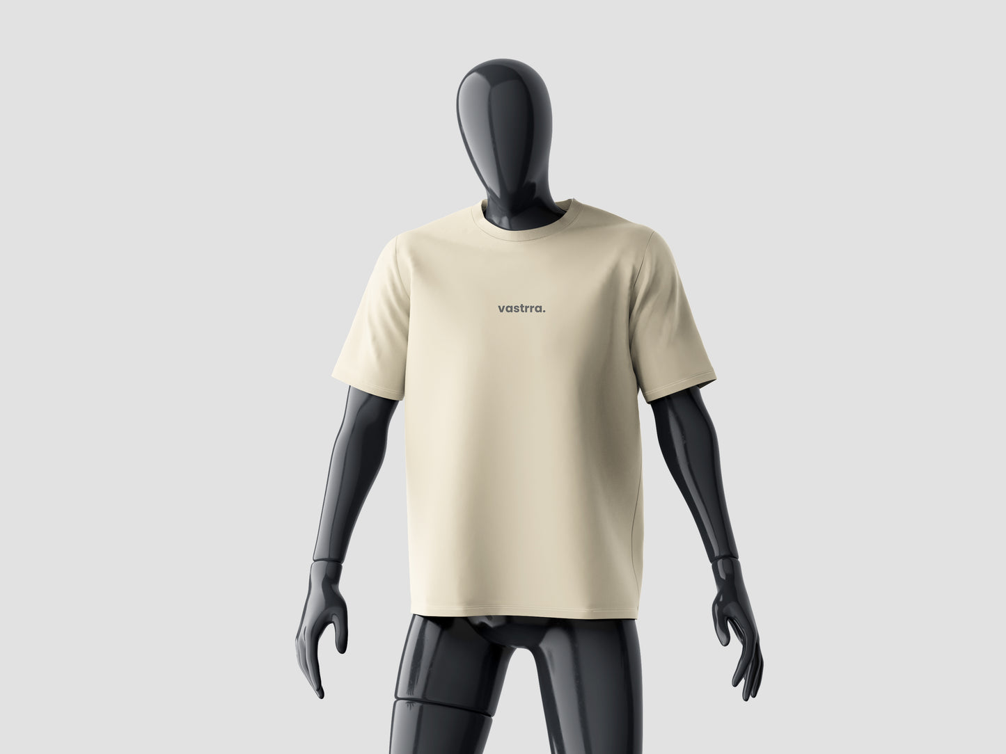 Heavy Oversized T-shirt — Beige