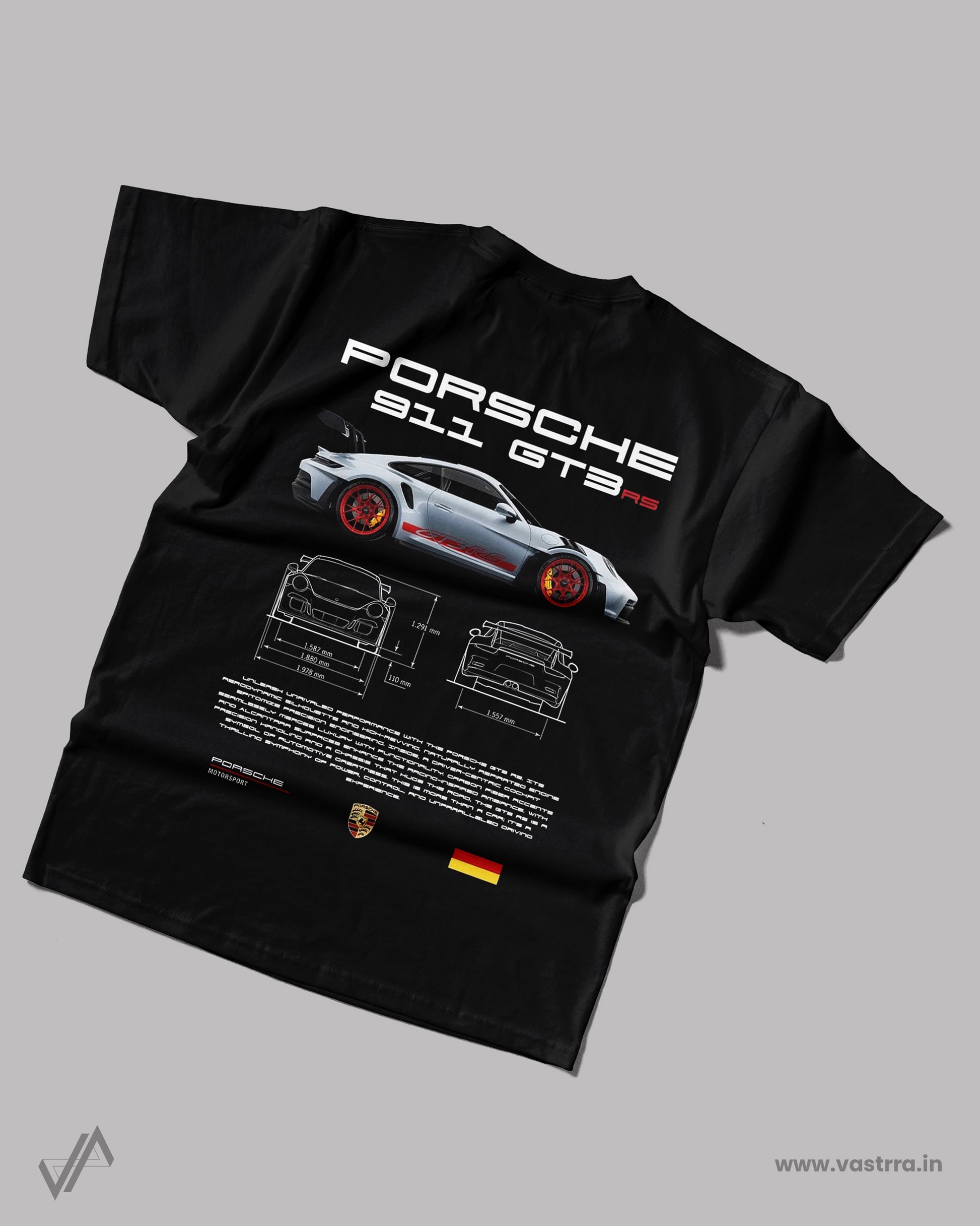 Porsche 911 GT3 RS graphic tee