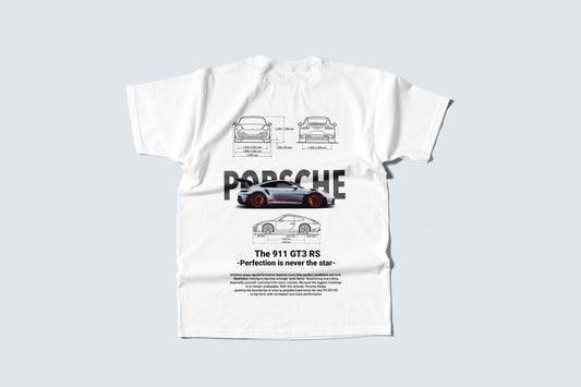 WHITE PORCHE T-SHIRT