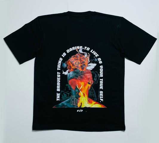 Heavy Oversized T-shirt — Black