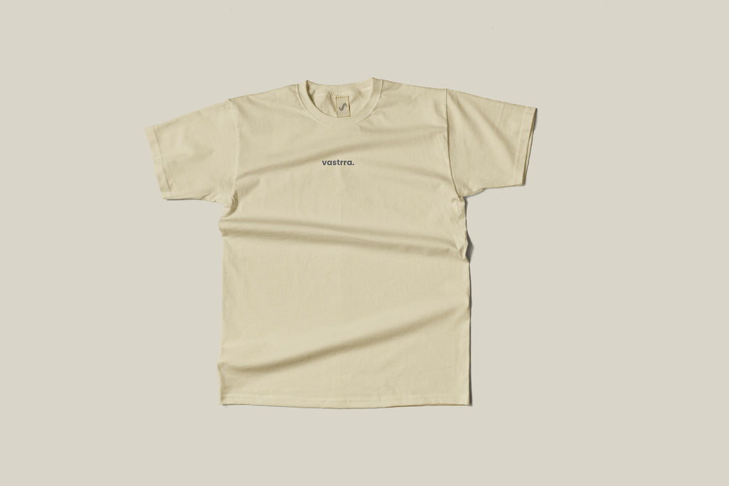 Heavy Oversized T-shirt — Beige