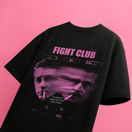 Black Fight Club Retro T-Shirt – Vastrra