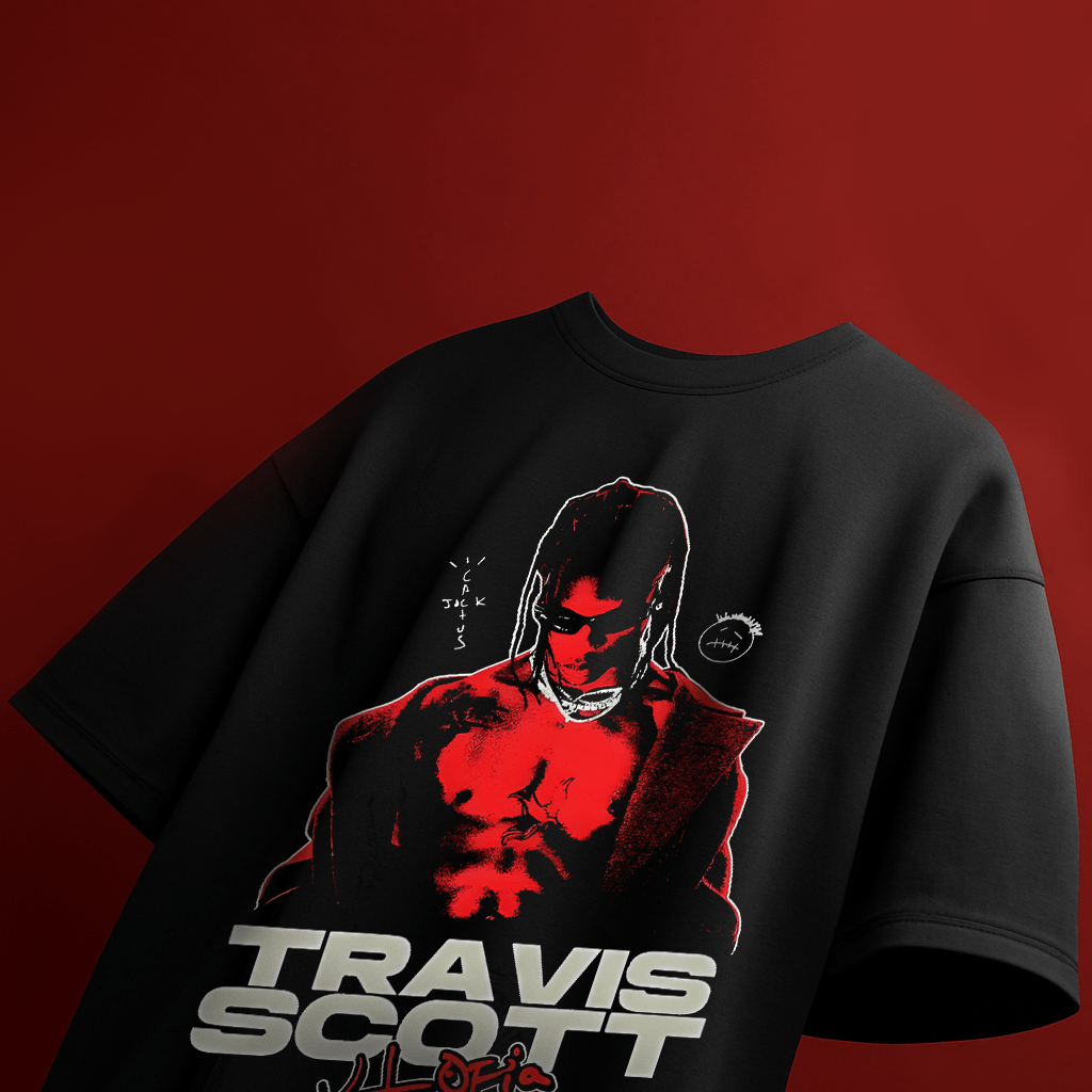 Black Travis Scott Graphic T-Shirt – Vastrra