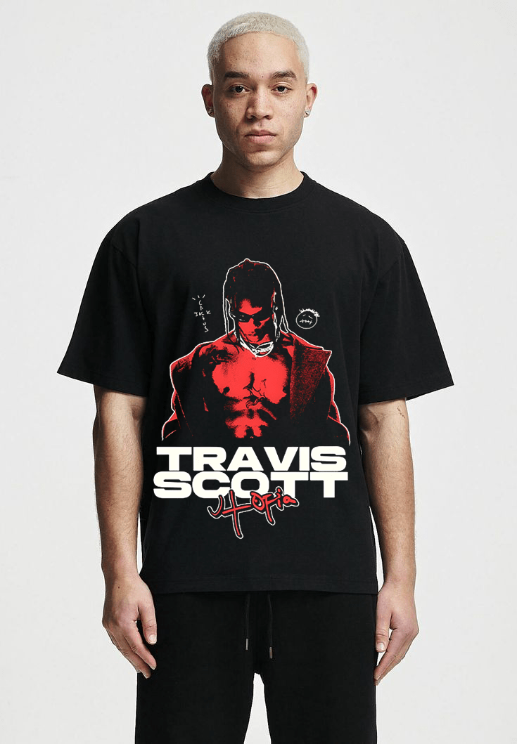 Black Travis Scott Graphic T-Shirt – Vastrra