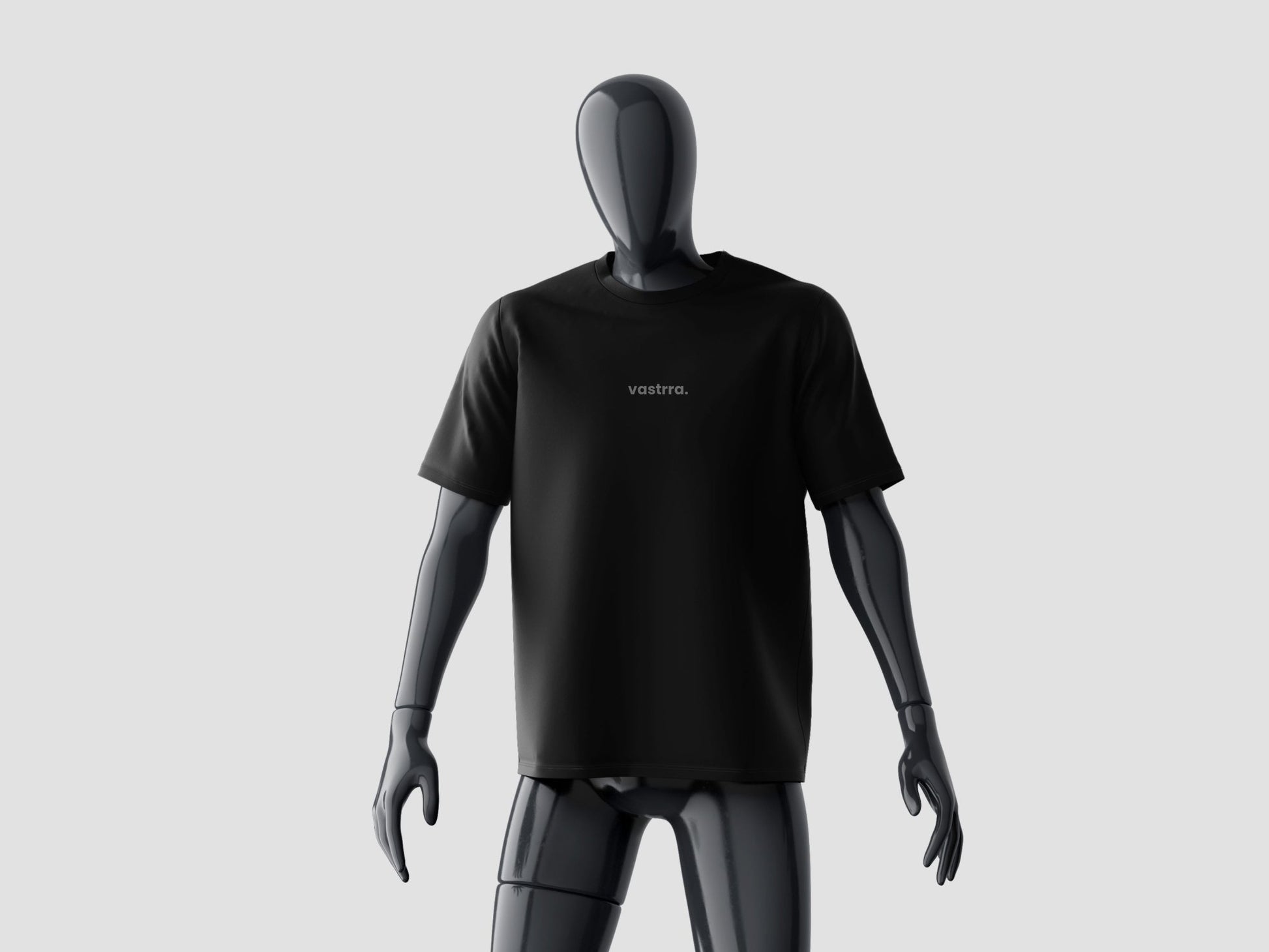 Heavy Oversized T-shirt — PORSHE BLACK