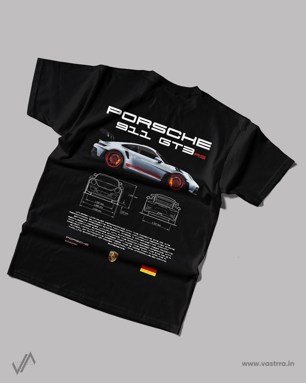 Porsche 911 GT3 RS graphic tee