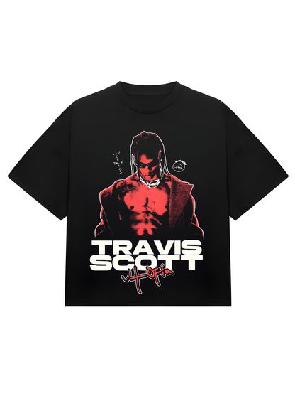 BLACK TRAVIS SCOTT T-SHIRT