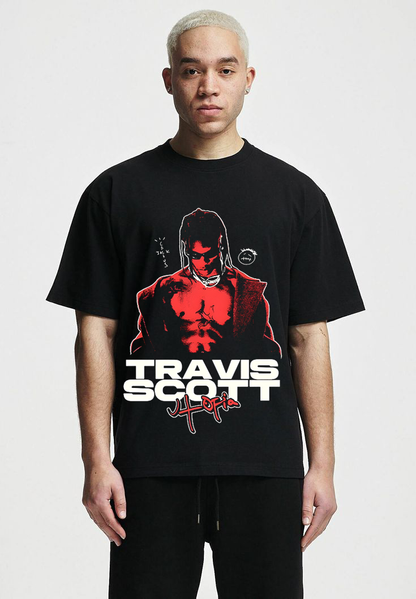BLACK TRAVIS SCOTT T-SHIRT